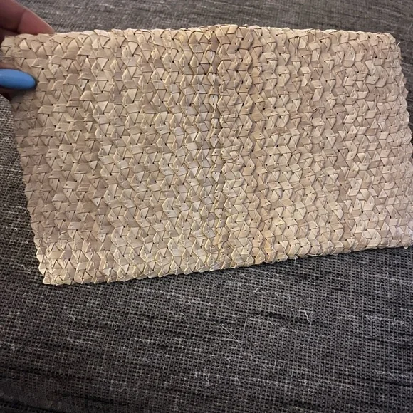 ✨ENVELOPE STRAW PURSE✨✨NATURAL - Picture 9 of 12